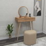 Hanah Home Siena - Mesa de maquillaje Pino atlántico